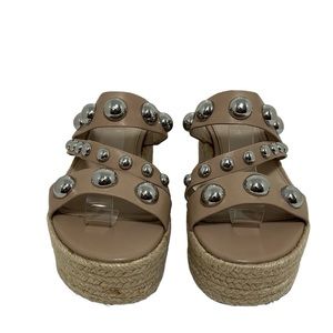 Marc Fisher Multi-Strap Wedges Jalyn Jalyn Lite Latte Size 8